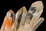 Tangerine Quartz Crystal Cluster - Madagascar #156868-2